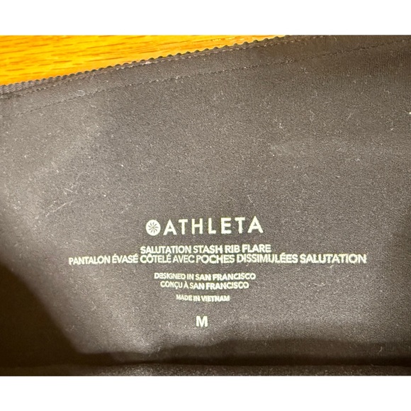 Athleta Salutation Stash Rib Flare Pant - Picture 9 of 9